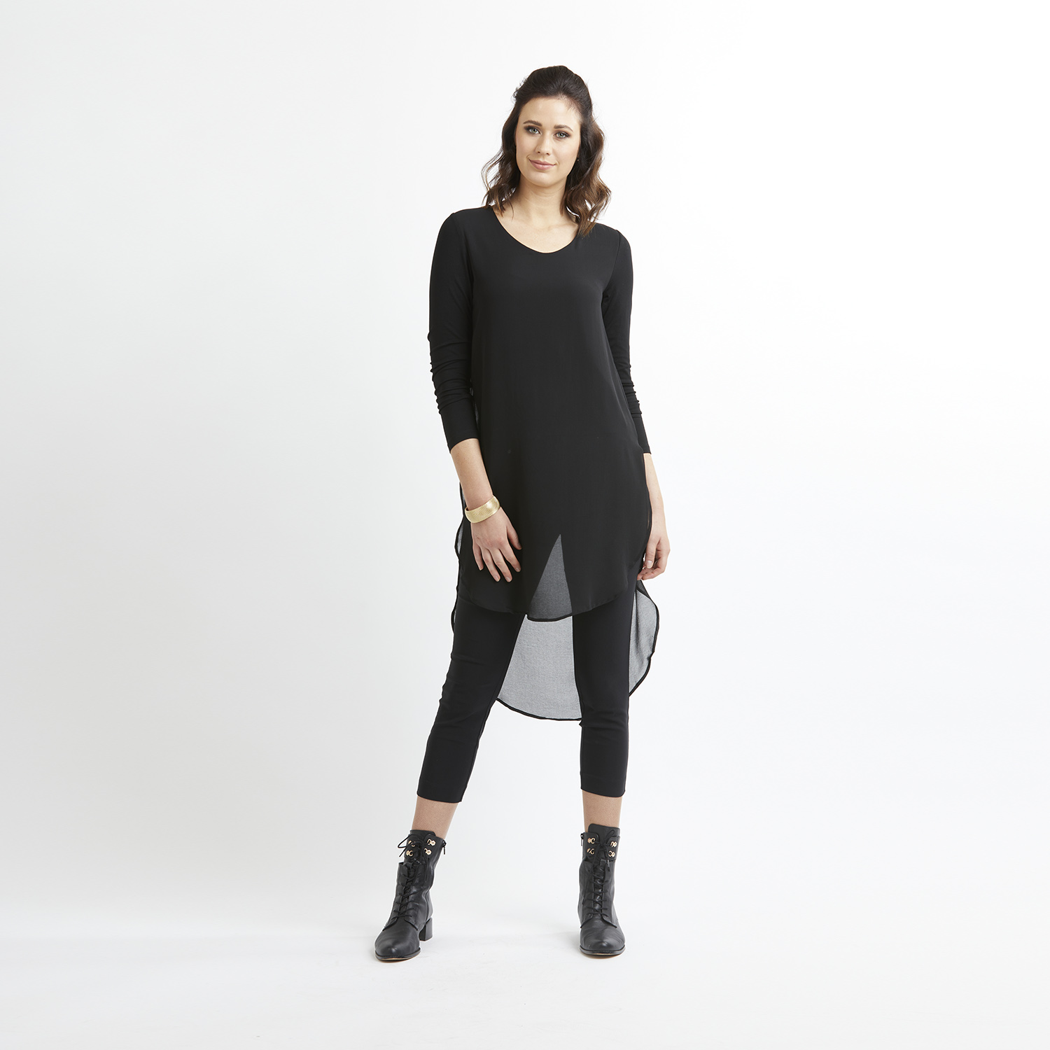 FOIL High Stakes Top in Black 1 5833 Black 2