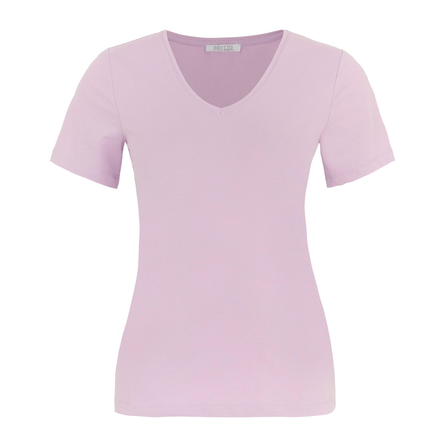 DOLCEZZA Short Sleeve V-Neck in Lavender - 24501 1 24501 Lavender
