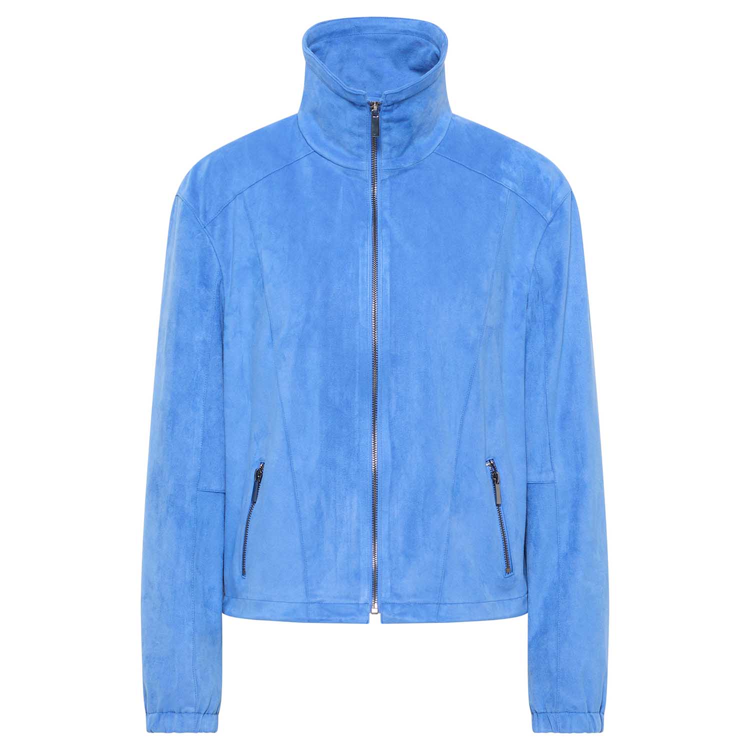 BARBARA LEBEK Zipped Jacket in Azure - 55030042 1 Barbara Lebe Sommer 2024 730 55030042