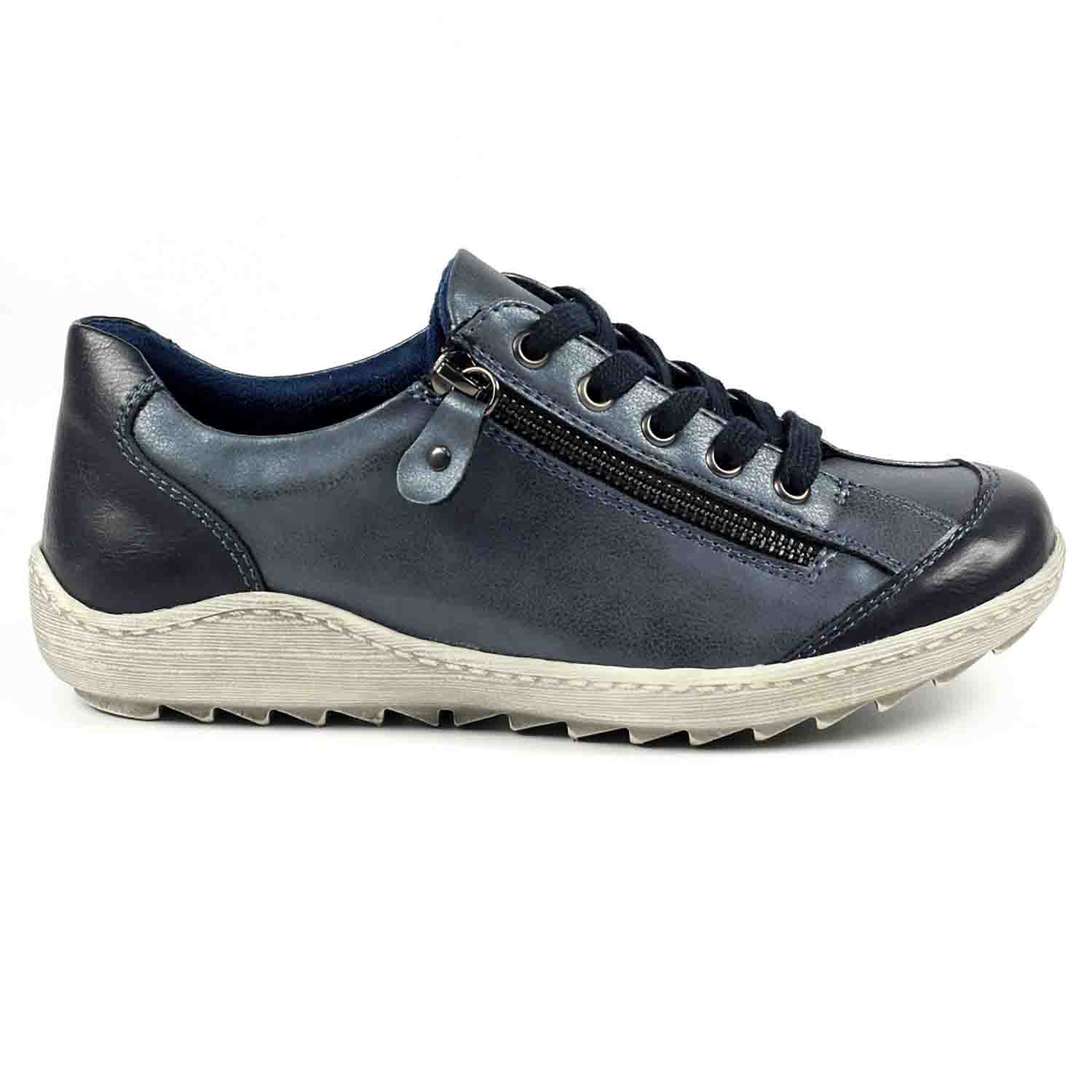 LUNAR Bianca Trainer in Navy - DLB021BL 2 bianca navy trainer p6158 397075 image