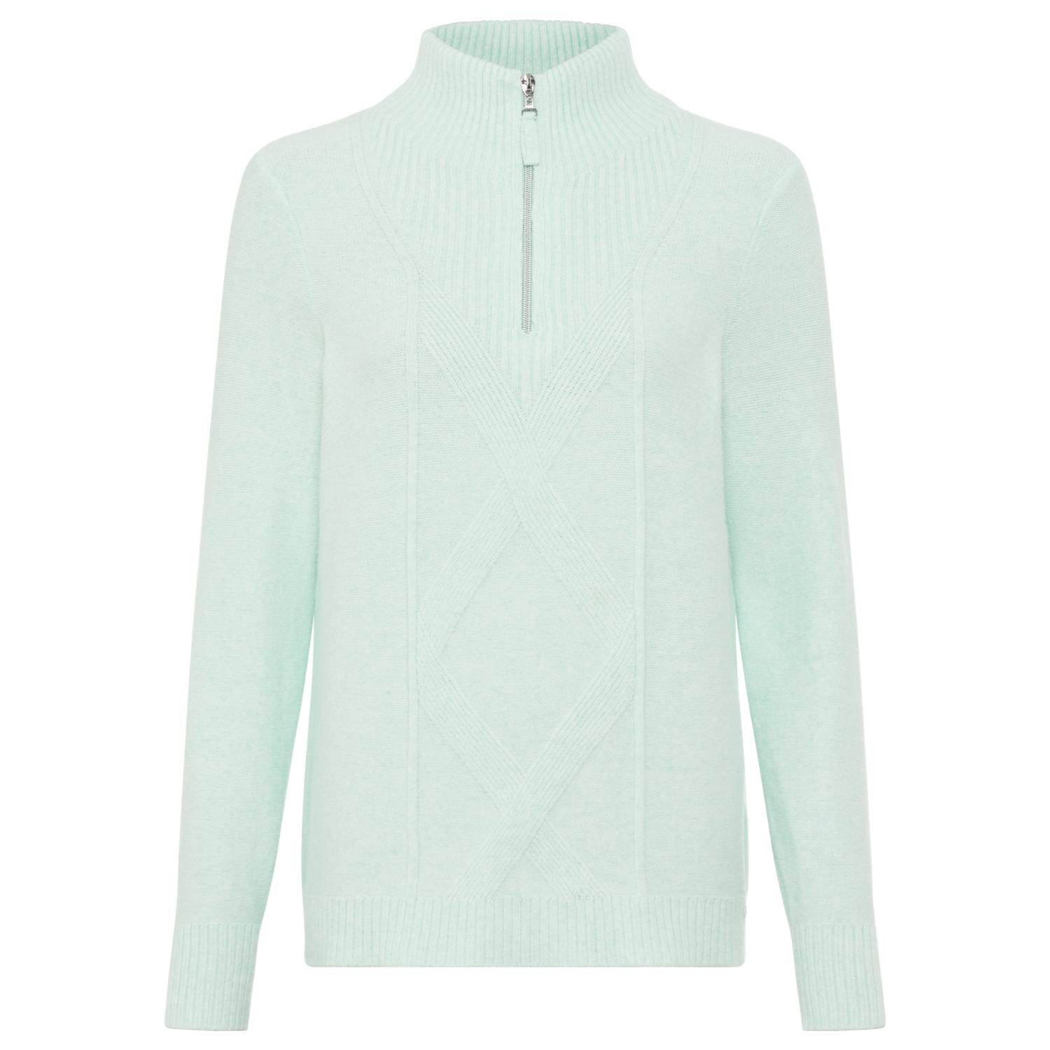 OLSEN Cable Knit Jumper in Mint - 11004472 1 Olsen Cool Vision 24 10 02 41205 11004472