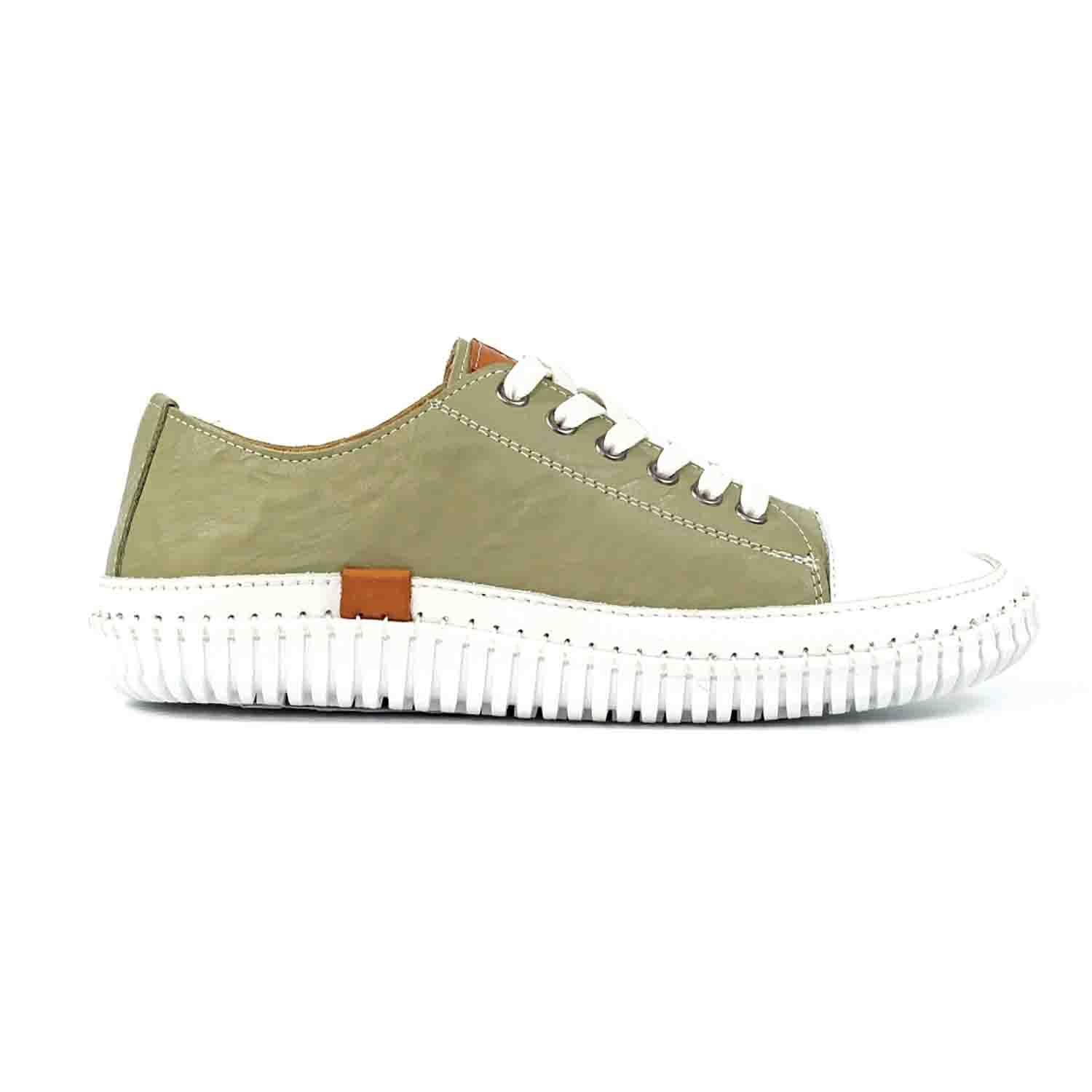 truffle ii khaki leather plimsoll p7207 413477 image truffle ii khaki leather plimsoll p7207 413477 image