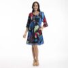ORIENTIQUE Seychelles Tassel Dress in Multi 91006