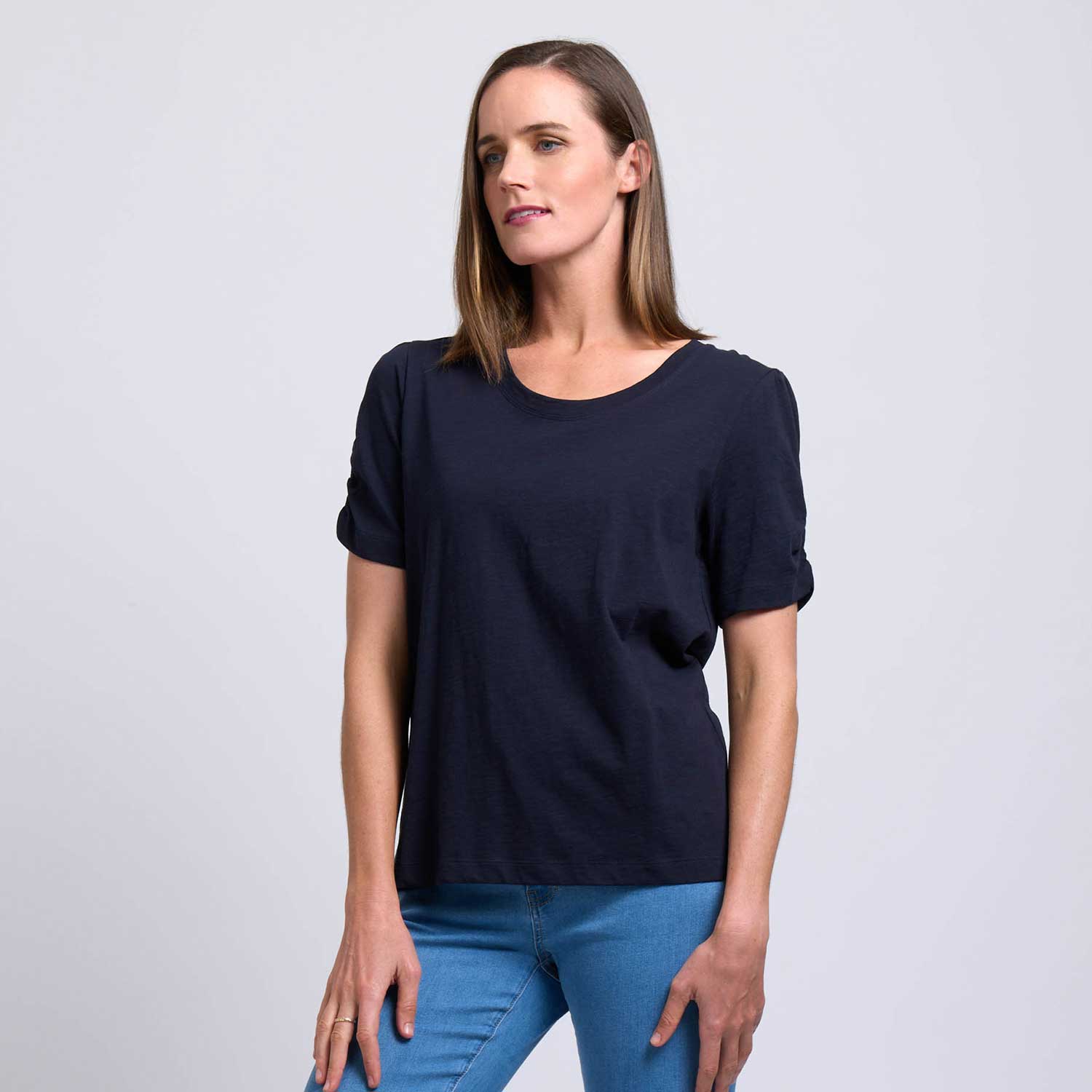 FOIL Moulin Rouche Tee True Navy - FO7951 1 FO7951 TRUE NAVY 1