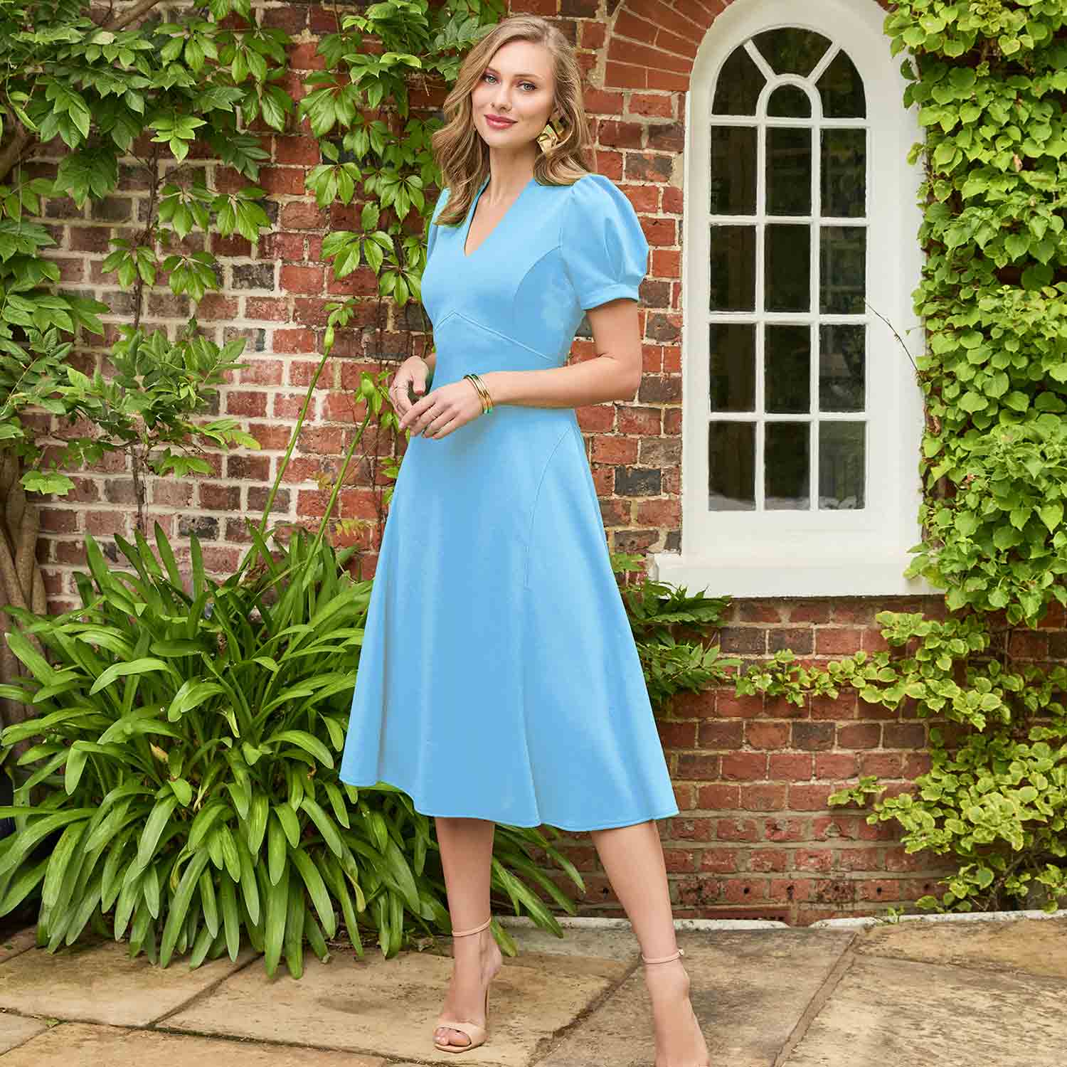 TIA Dress in Powder Blue - 78905-7341 1 151 78905 07341R