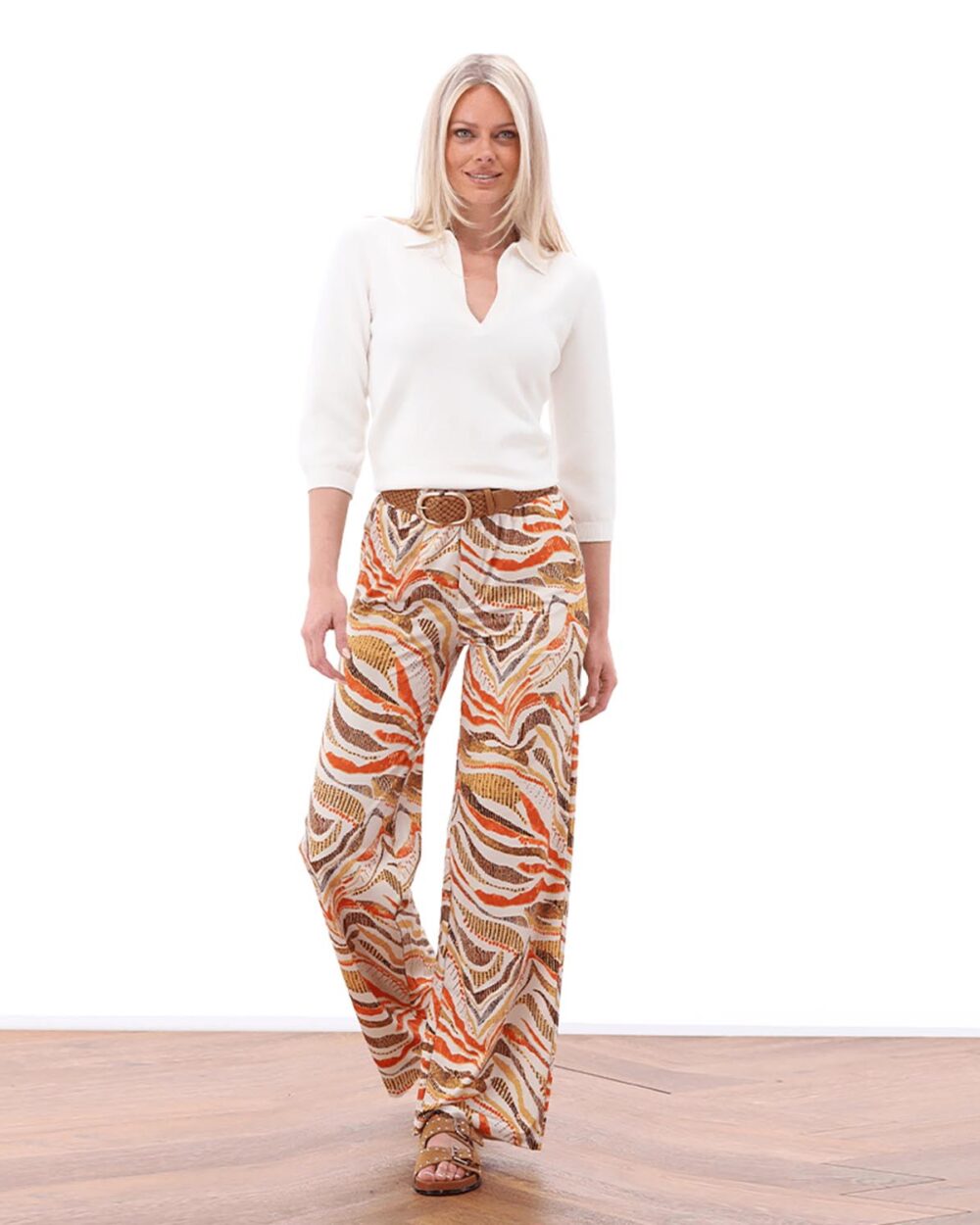 KNIT A828 ECRU PANTS A203 P987 3