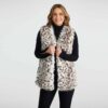 BT25002 1 Aspen Fur Vest Grey Leopard 1