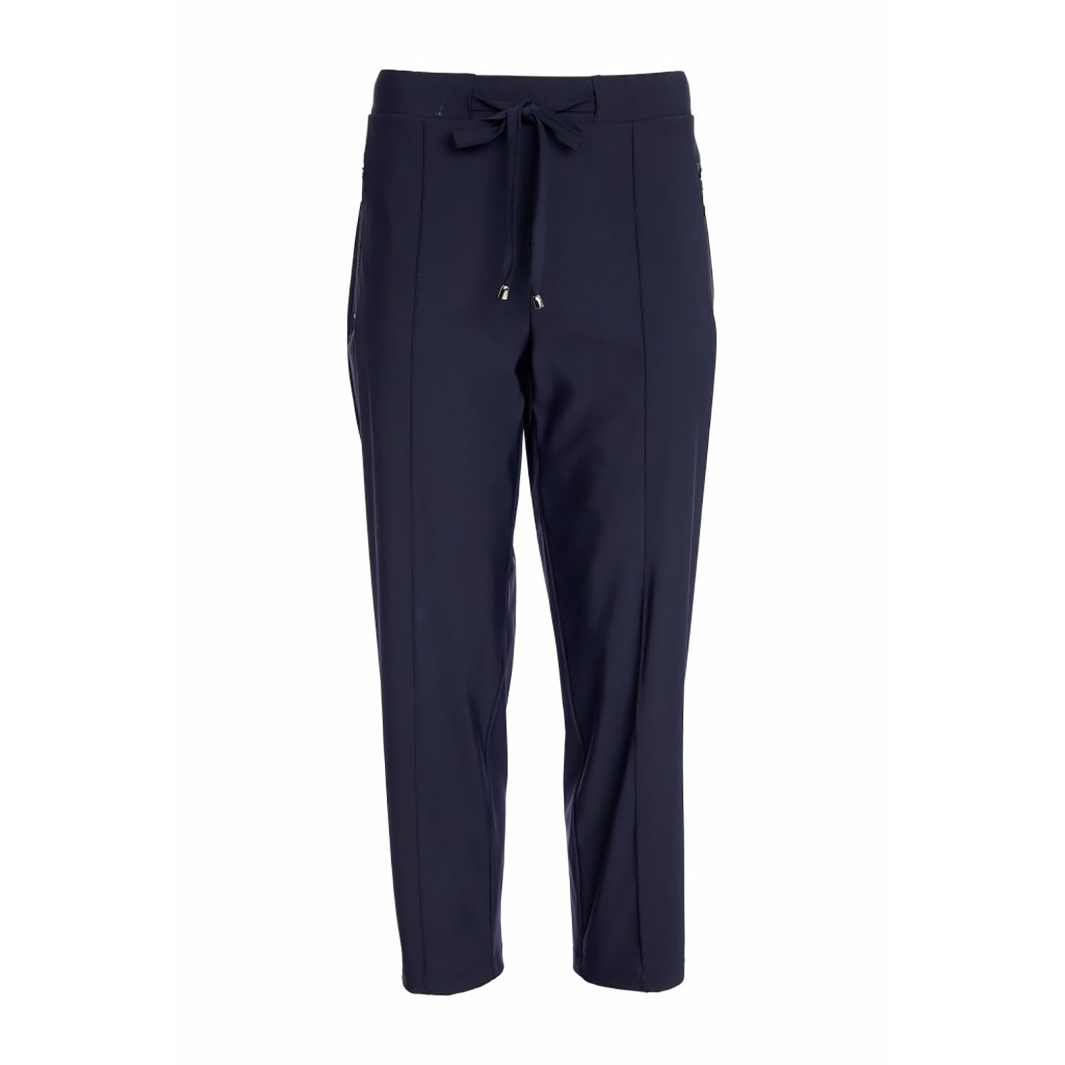 NAYA Slim Leg Drawstring Waist Trousers in Black - NAW25143 1 NAW25 143 GS 1 683x1024 1