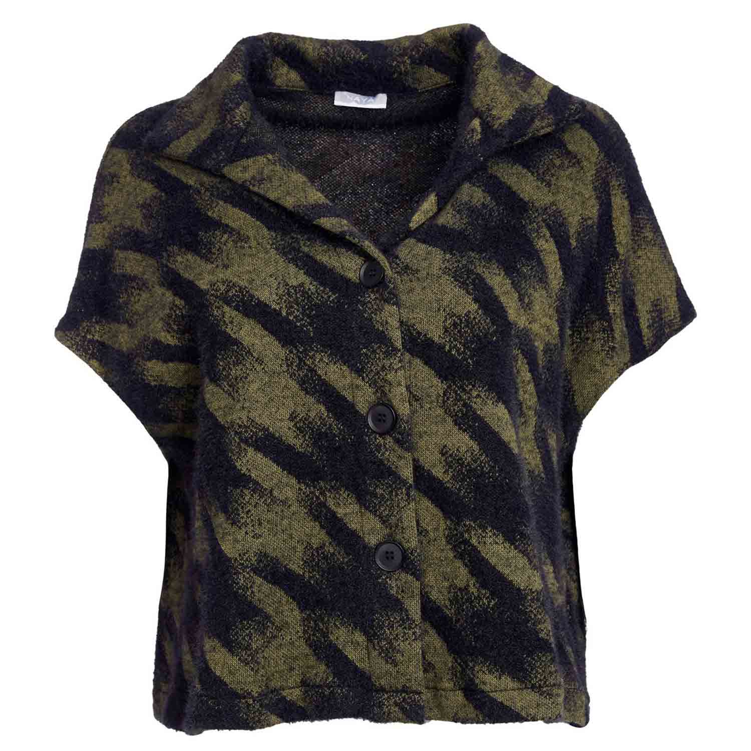 NAYA Houndstooth Knit Jacket in Moss - NAW25152 3 NAW25 152 X GS 1 1365x2048 1