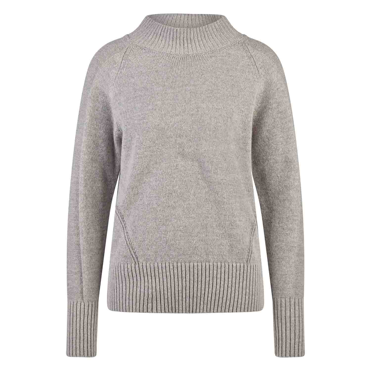 BARBARA LEBEK Turtle Neck Jumper in Steel Grey - 36100052 1 Barbara Lebe Winter 2025 923 36100052