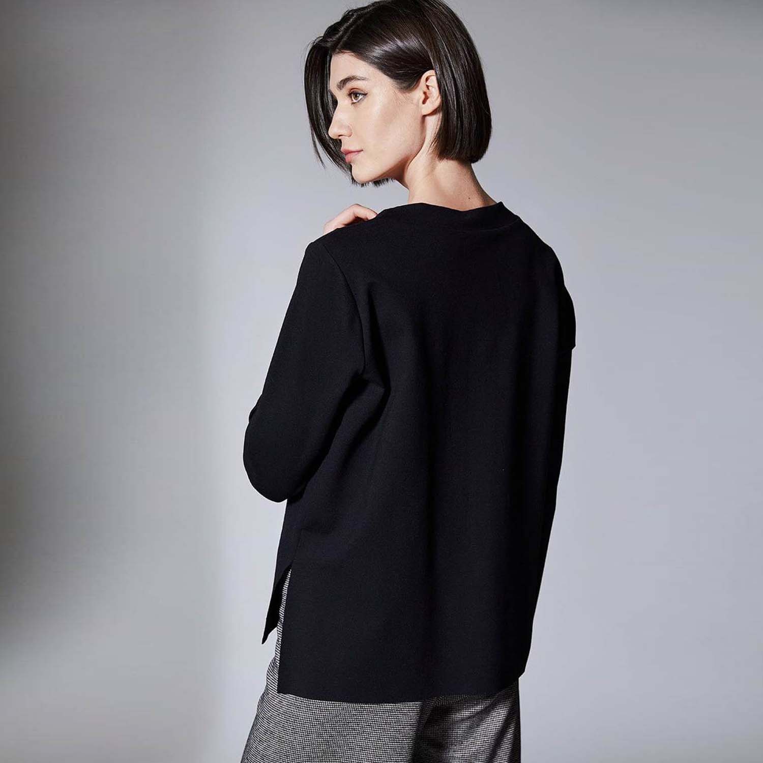 PERUZZI Pocket Square Top in Black - AW25517 2 W25517 518T 4