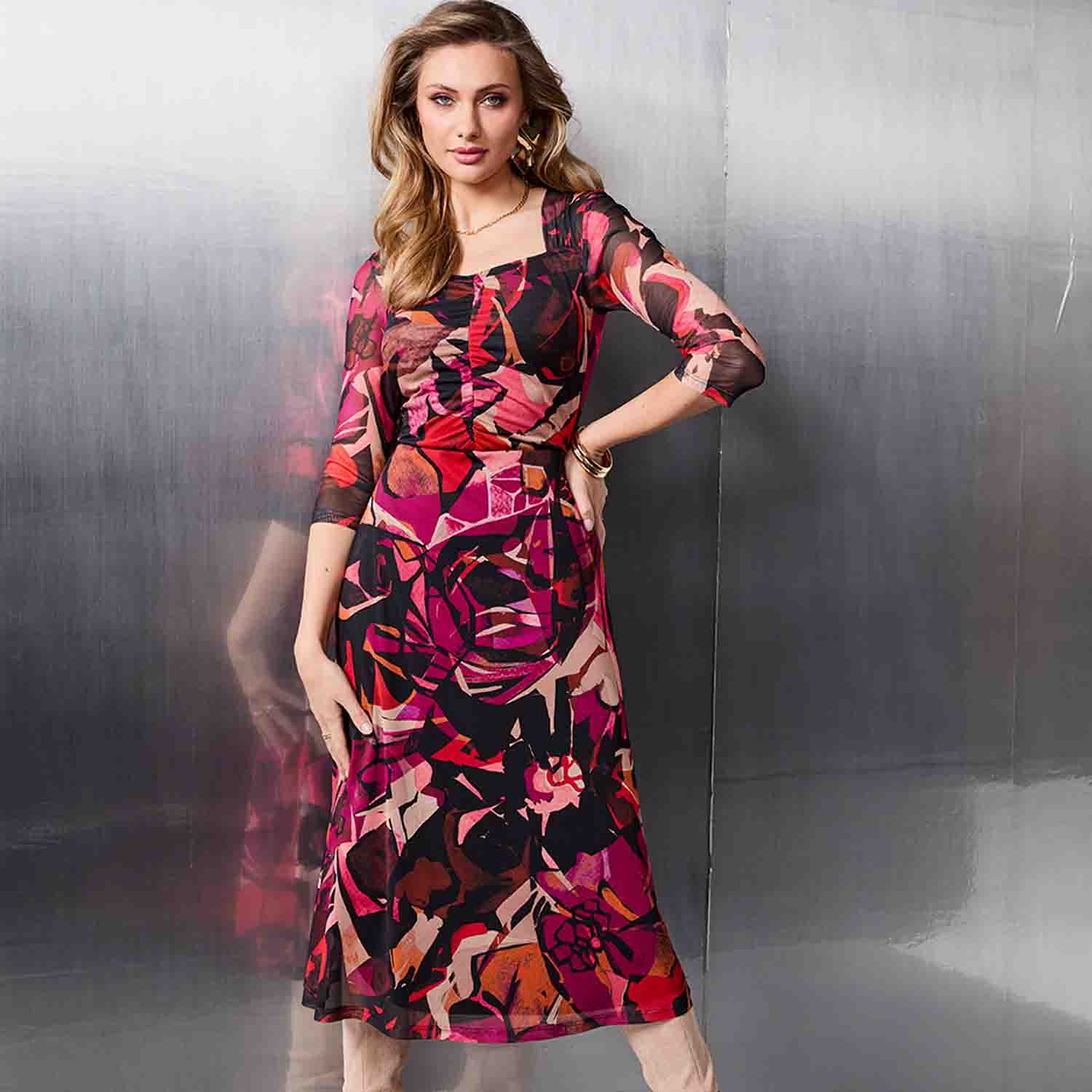 TIA 78115-7994 PRINT DRESS-MULTI 1 252 78115 07994S