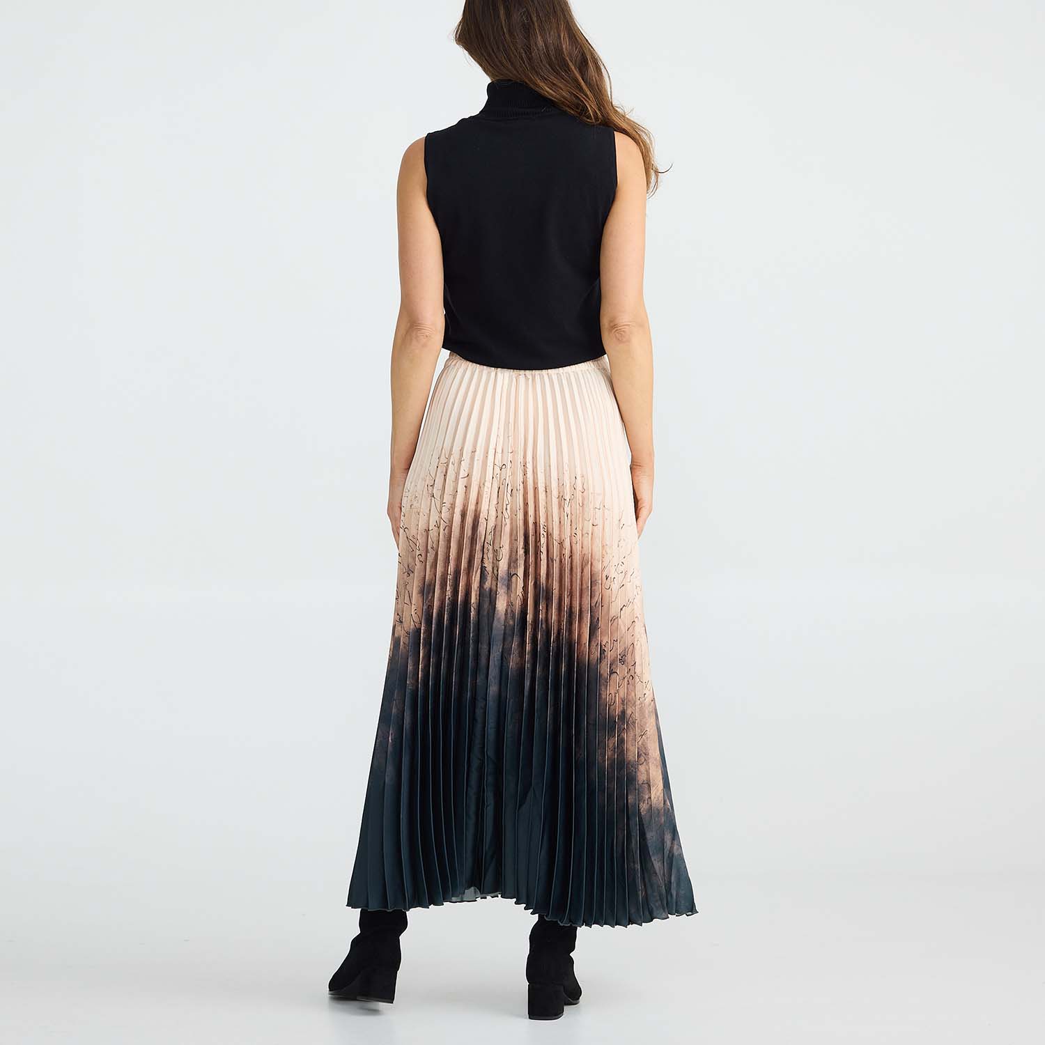 BRAVE&TRUE BT250122 PLEAT SKIRT-CALLIGRAPHY 2 BT25012 2 Alias Pleated Skirt Calligraphy 7
