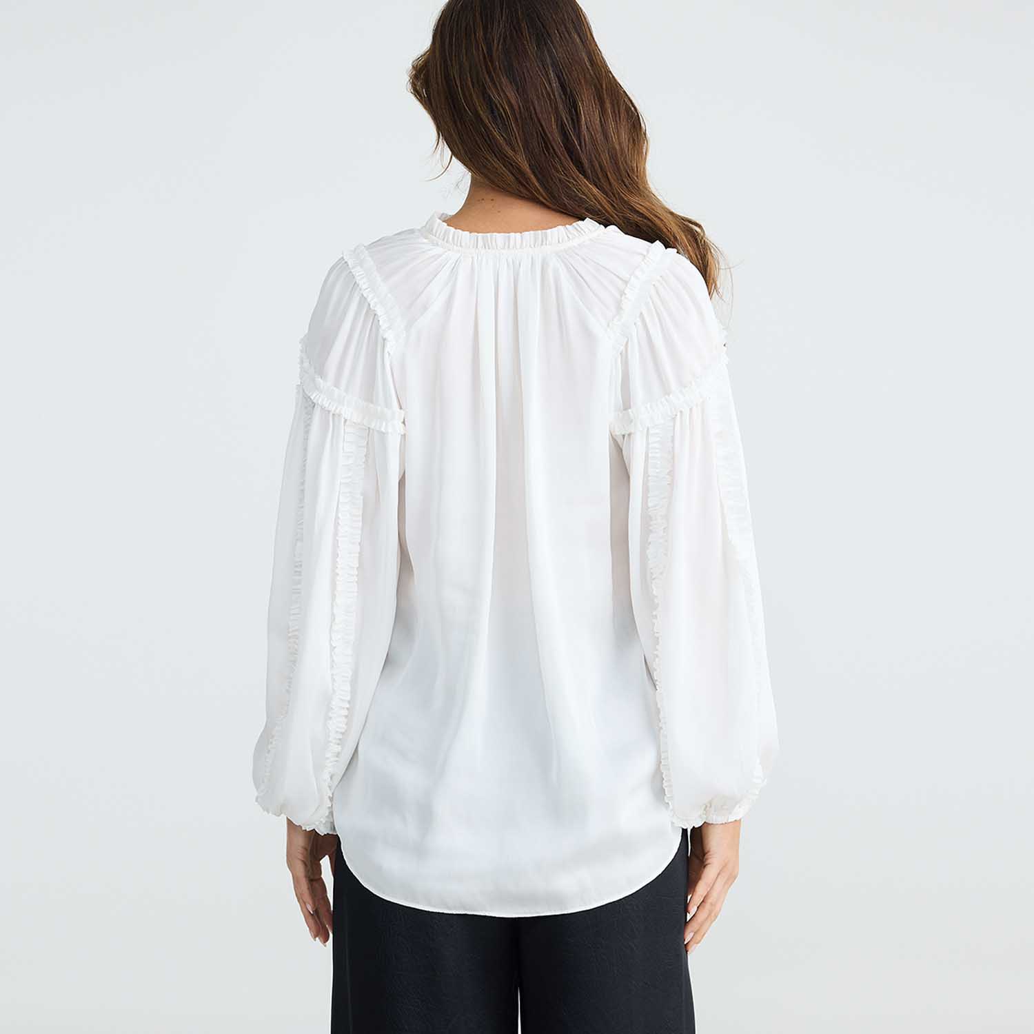 BRAVE&TRUE BT250381 RITZ BLOUSE-WHITE 2 BT25038 1 Ritz Blouse White 5