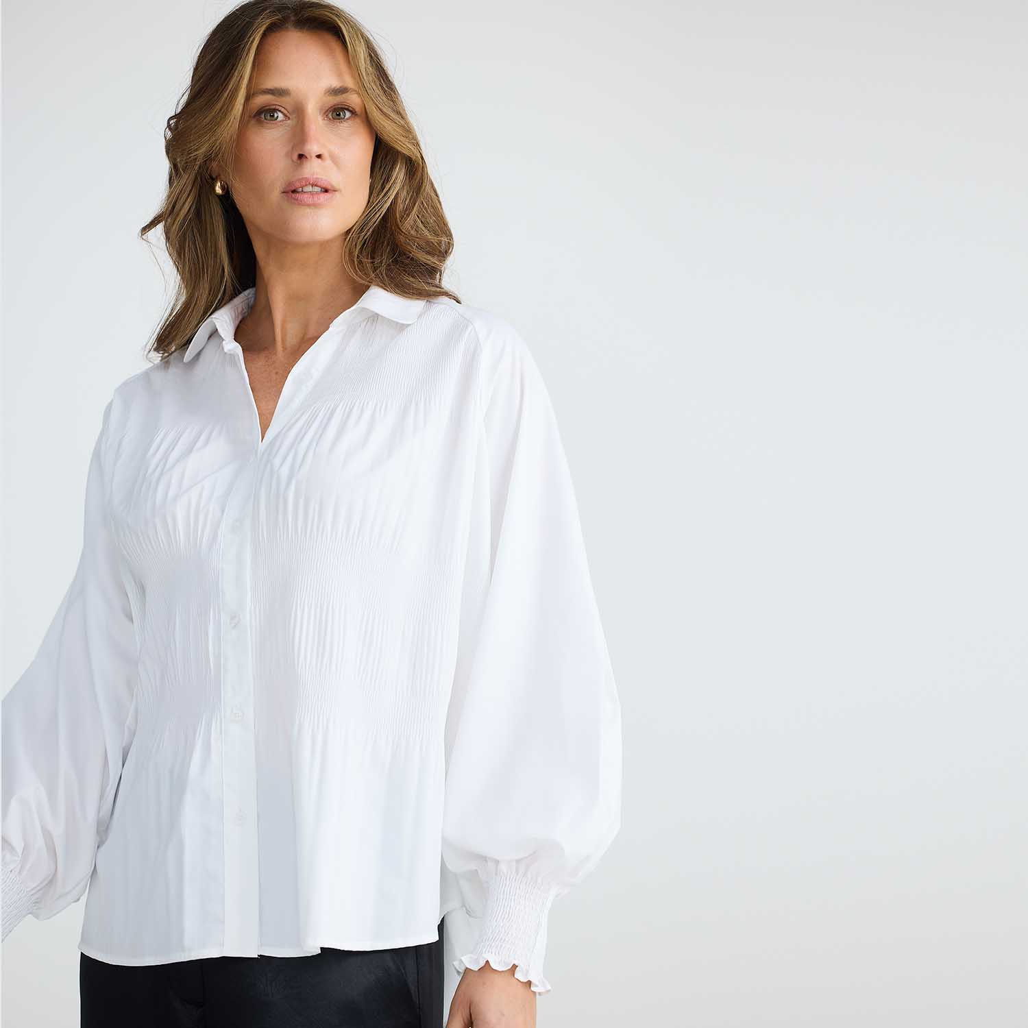 BRAVE&TRUE BT250601 SHIRT-WHITE 1 BT25060 1 Birdie Shirt White 2