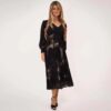 Kate Pippa Hannah Dress In Black Print