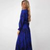 Kate Pippa Positano Midi Dress In Royal Blue Print 7 1d99cb30