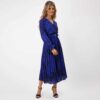 Kate Pippa Positano Midi Dress In Royal Blue Print c606f5fc