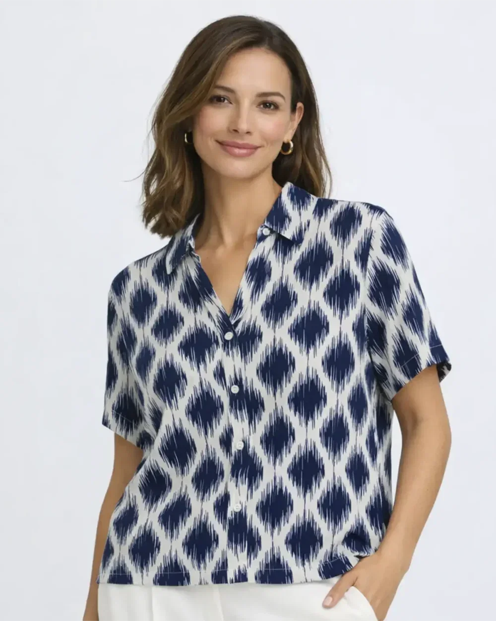 B.YOUNG 20818750 SHIRT-OGEE IKAT BYMMJOELLA