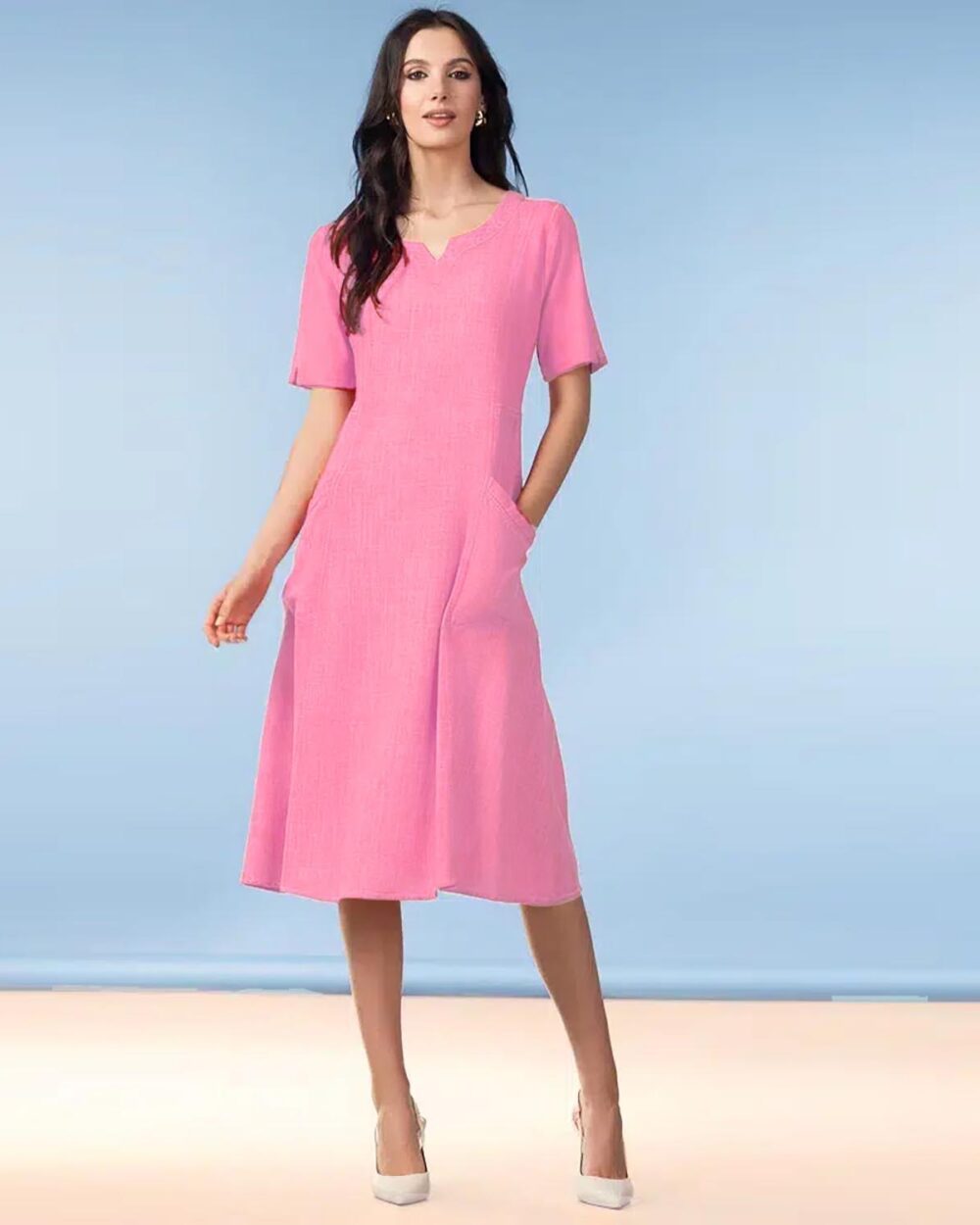ALISON SHERI A47060 DRESS-PINK