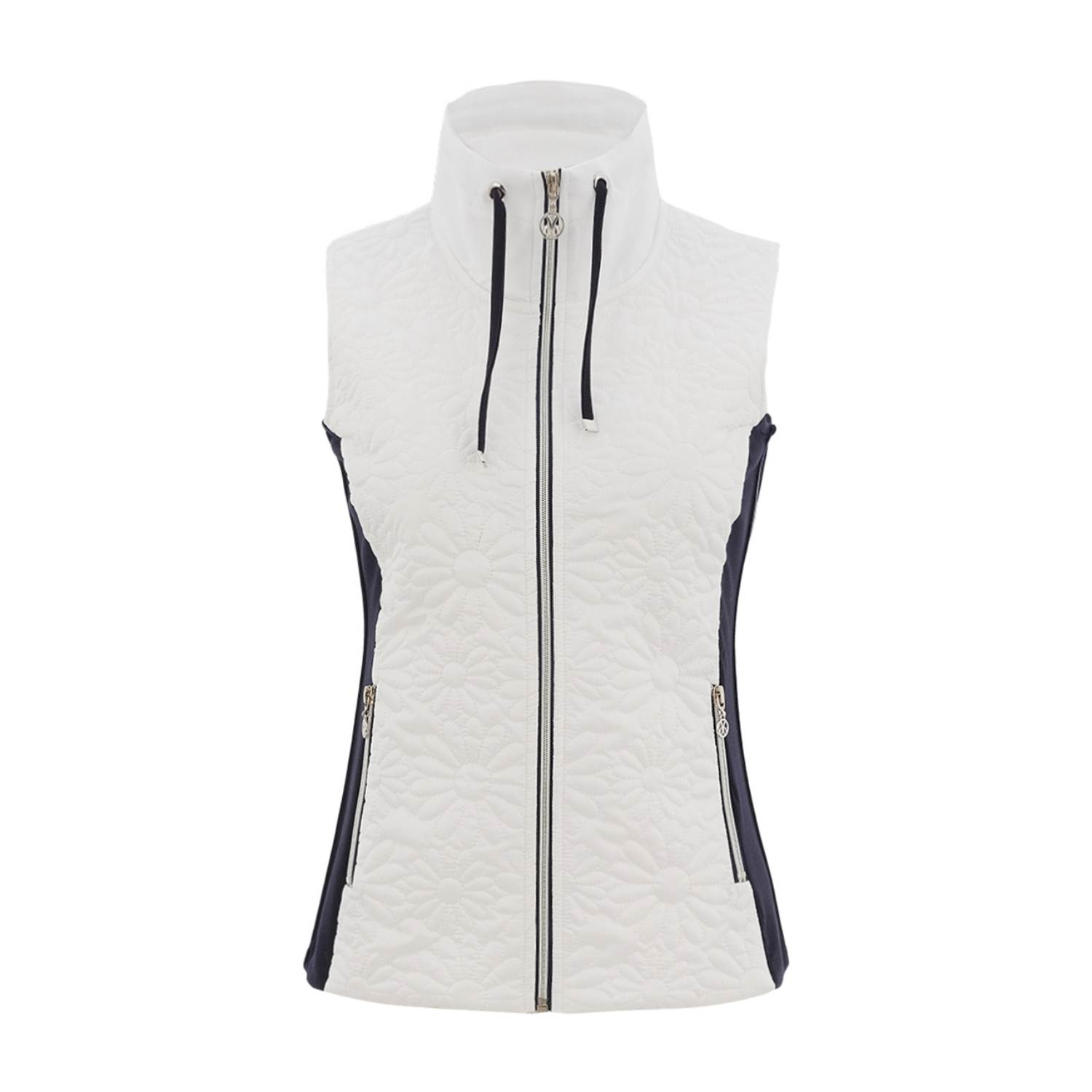 DOLCEZZA 26105 GILET-WHITE-NAVY 1 26105 as front
