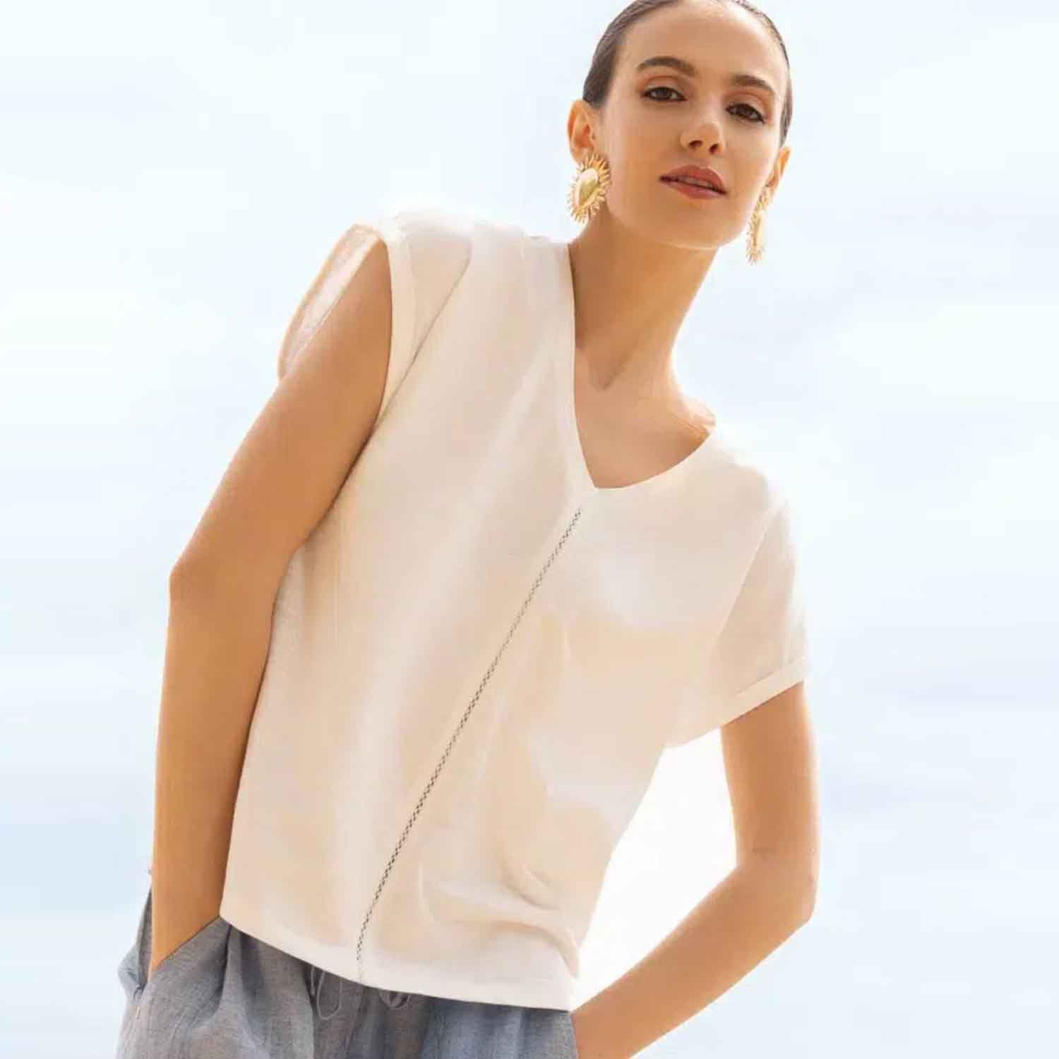 ALISON SHERI A47105 TOP-WHITE 1 A47105.1 white