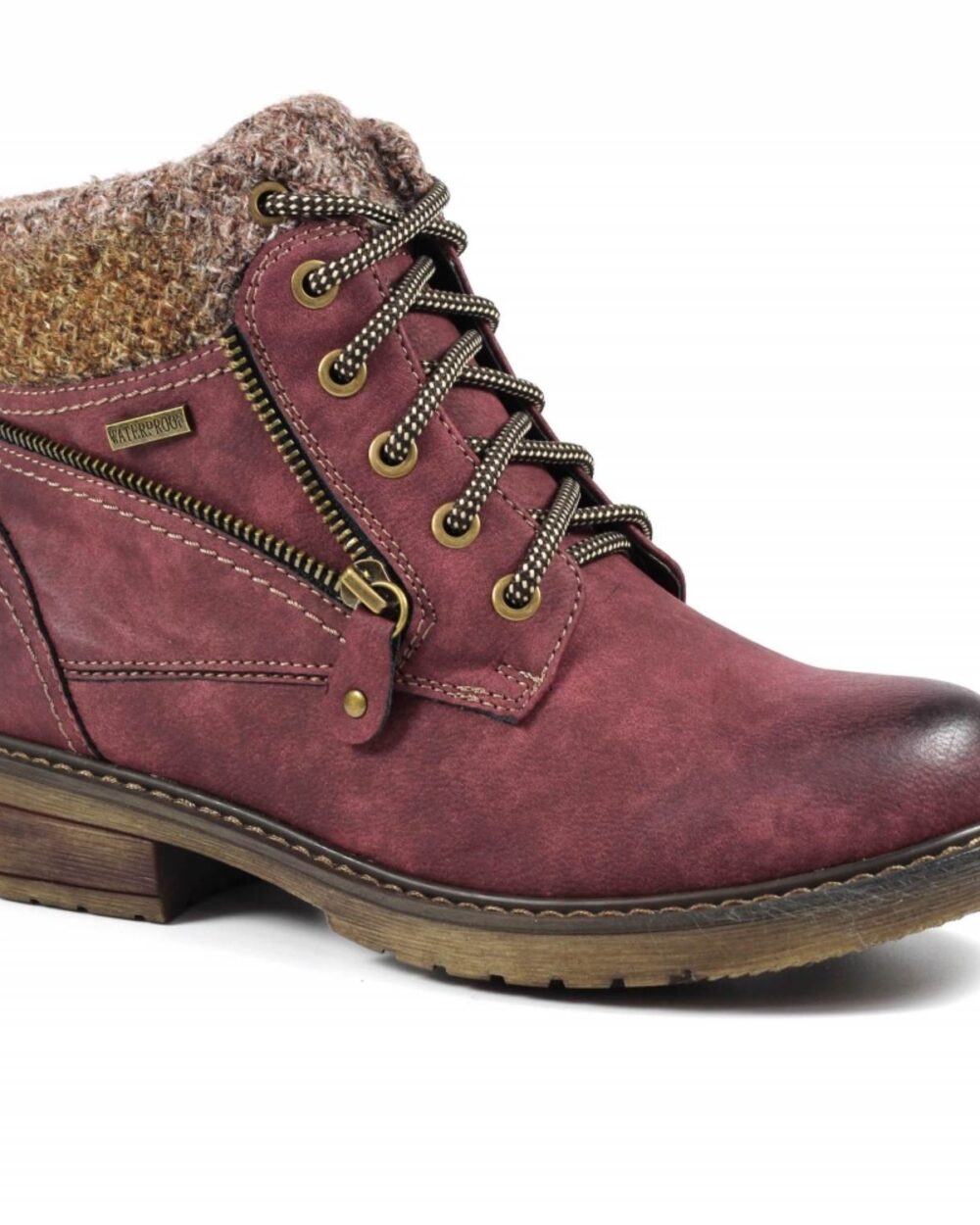 benson iii burgundy waterproof boot p5480 327227 image