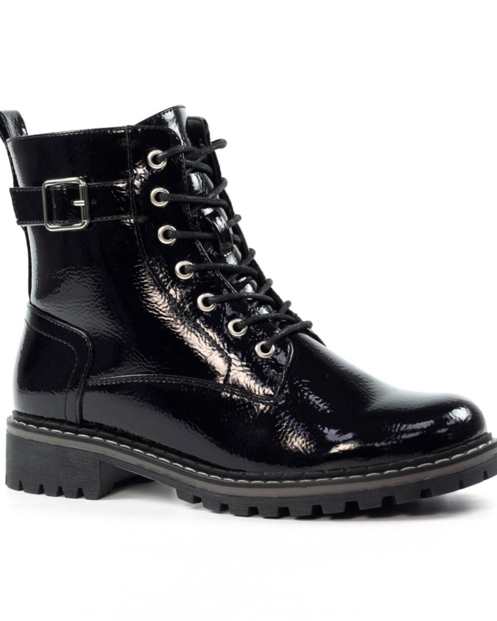 parlour black patent ankle boot p6949 394623 image