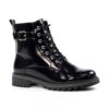 parlour black patent ankle boot p6949 394623 image