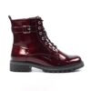 parlour burgundy patent ankle boot p6951 394695 image
