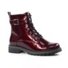 parlour burgundy patent ankle boot p6951 394713 image