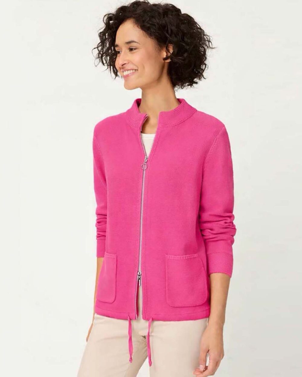 OLSEN CARDIGAN 11000601-FUCHSIA