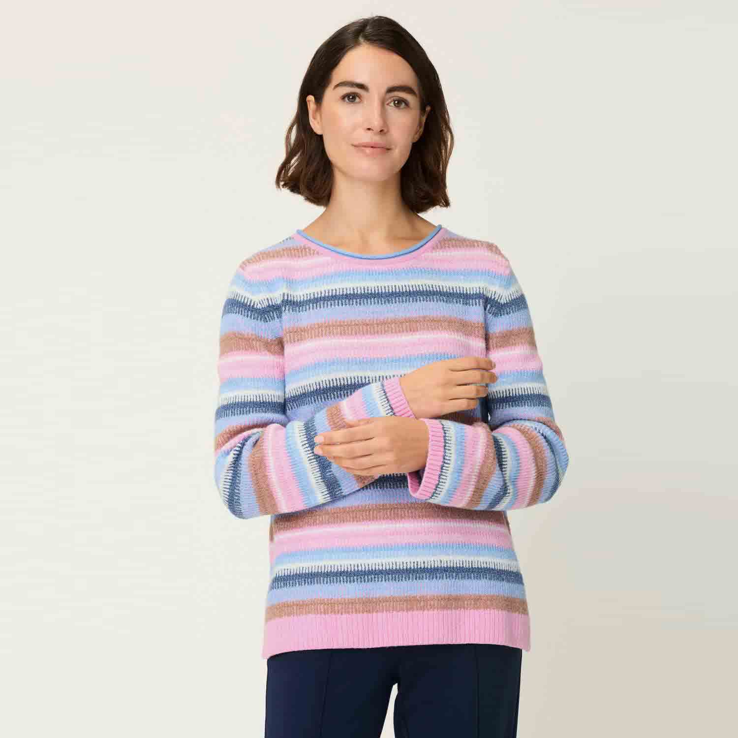 OLSEN JUMPER 11004794-BLUE 1 OLSEN JUMPER 11004794-BLUE