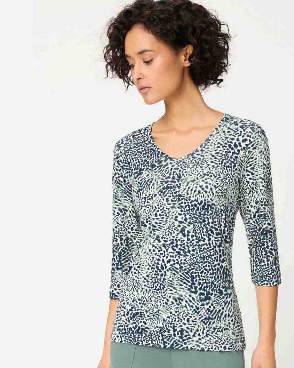 OLSEN T SHIRT 11105286-NAVY