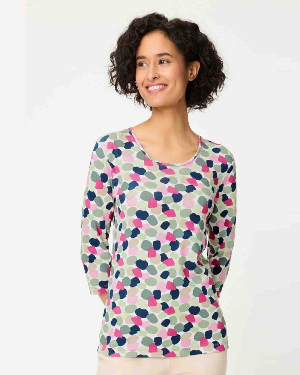 OLSEN T SHIRT 11105354-FUCHSIA