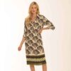 fan border dress