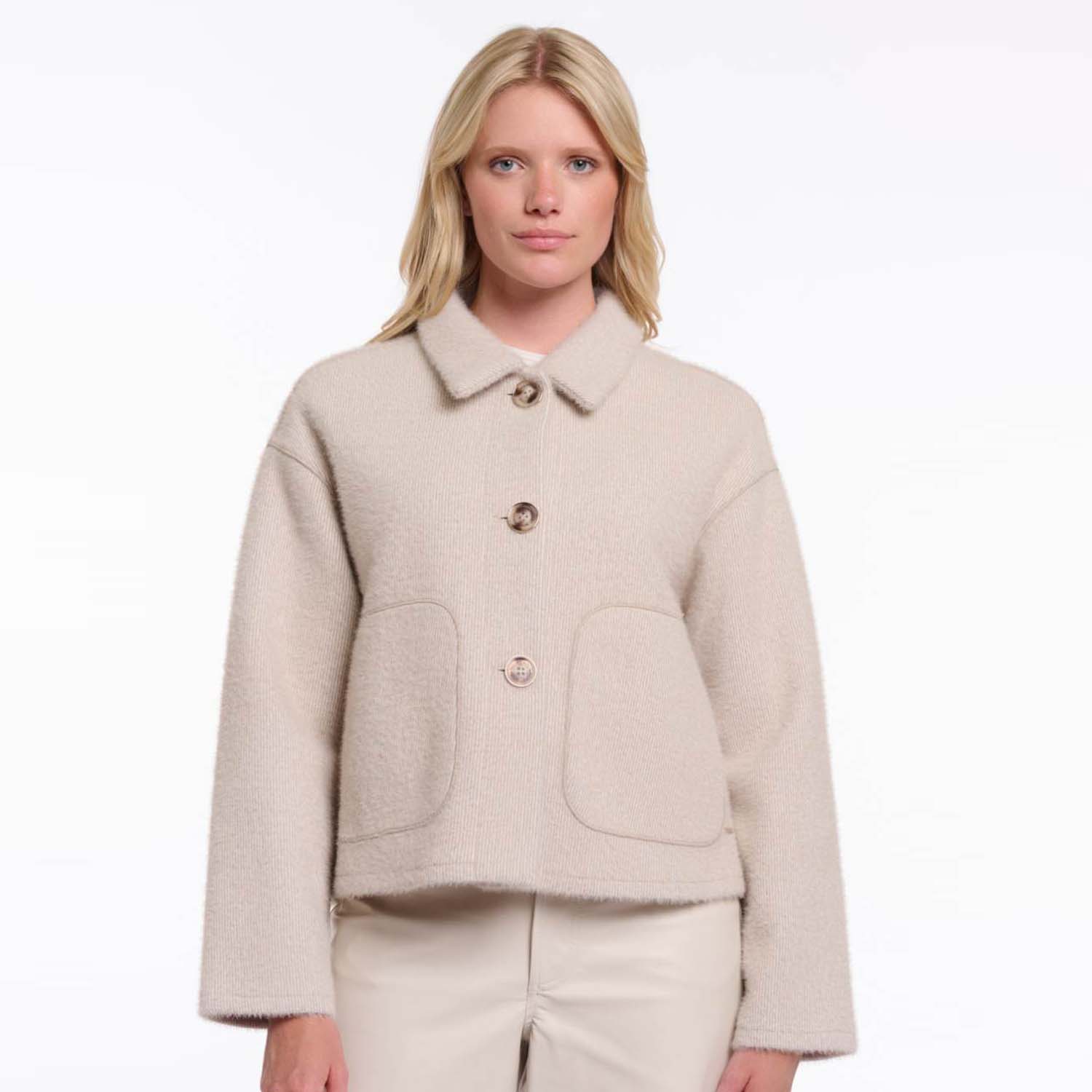 RINO & PELLE ESIA JACKET-STONE 1 RinoPelle SS26 11067 Esia.7002621