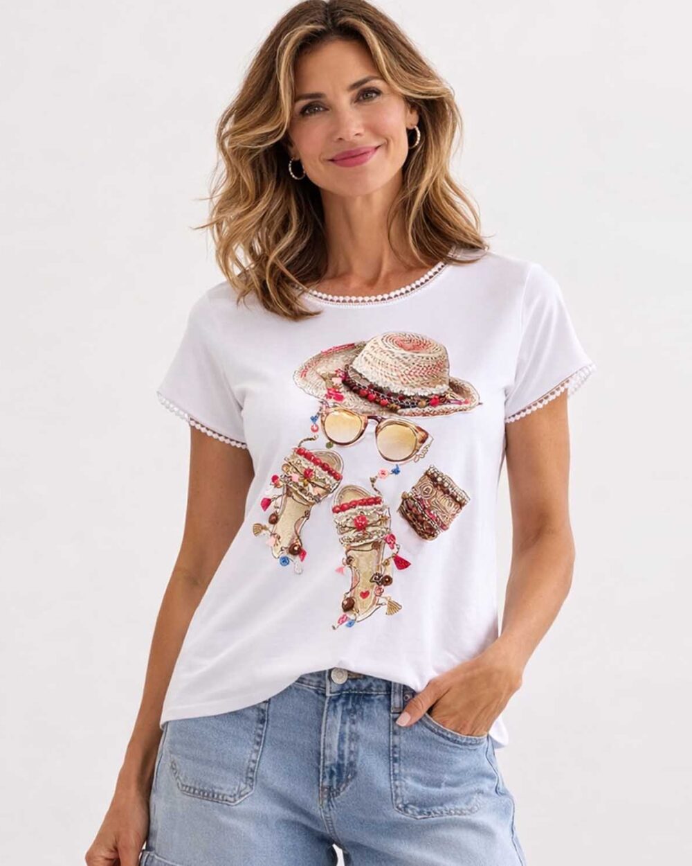 LEO&UGO TEJ983 TOP-WHITE