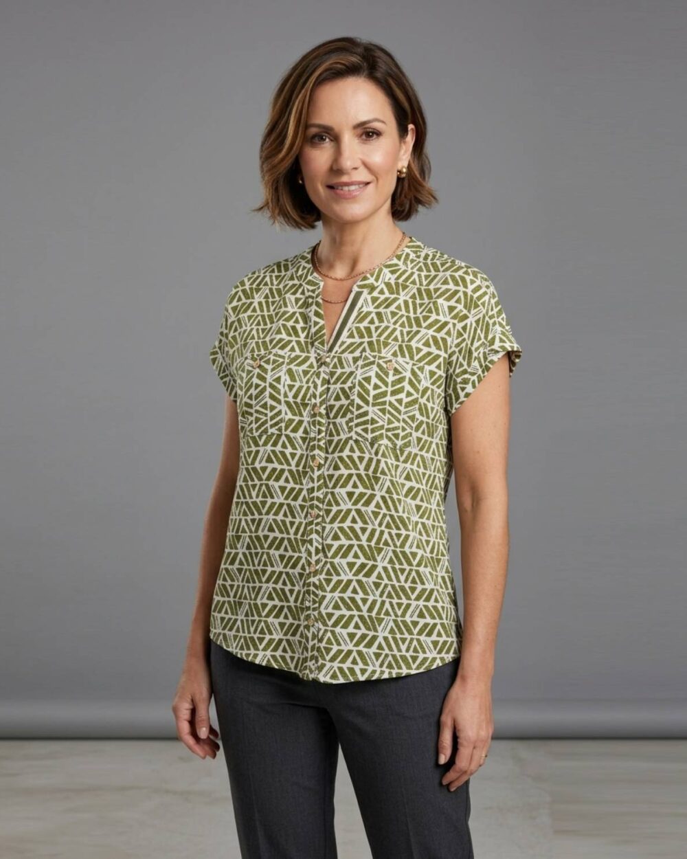 TINTA JUNO TOP-GREEN