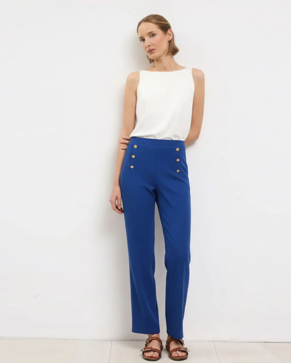 BARILOCHE SUENO TROUSERS-ROYAL BLUE