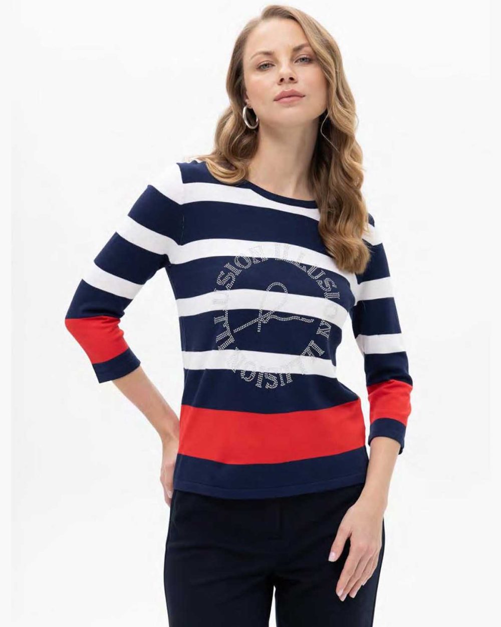 PASSIONI 19022 JUMPER-RED/WHITE/NAVY