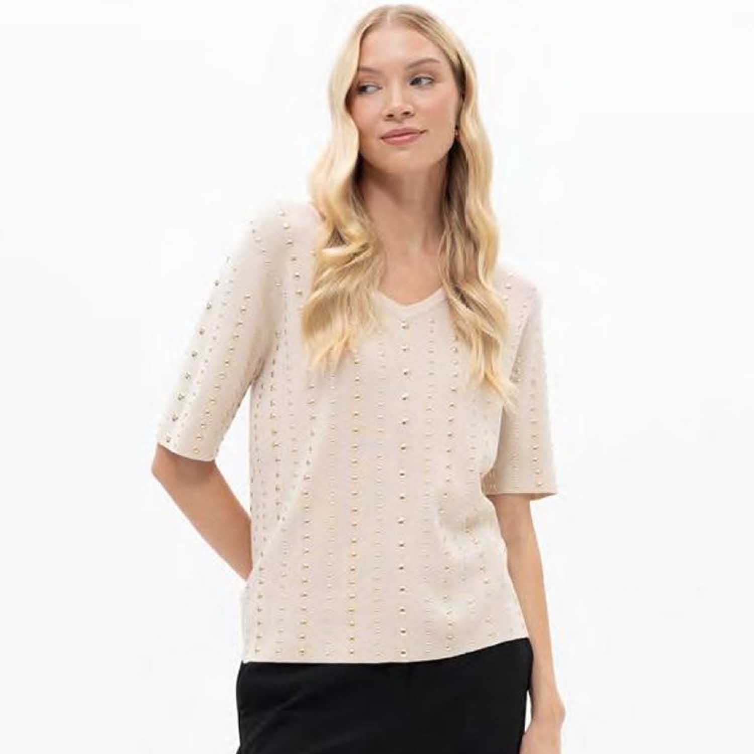 PASSIONI 19152 JUMPER-BEIGE 2 PASSIONI 19152 JUMPER-BEIGE - Image 2