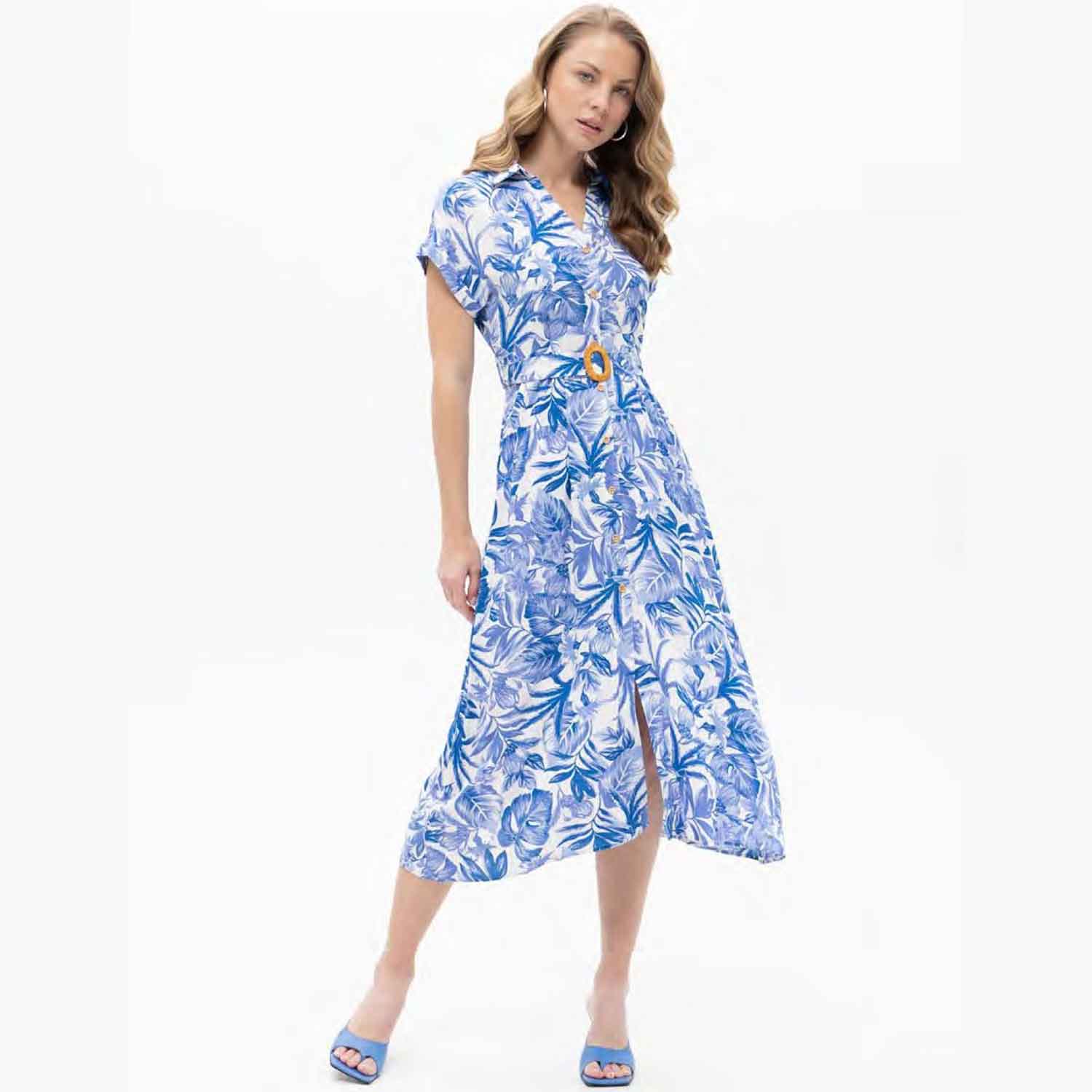 PASSIONI 19200 DRESS-BLUE 1 PASSIONI 19200 DRESS-BLUE