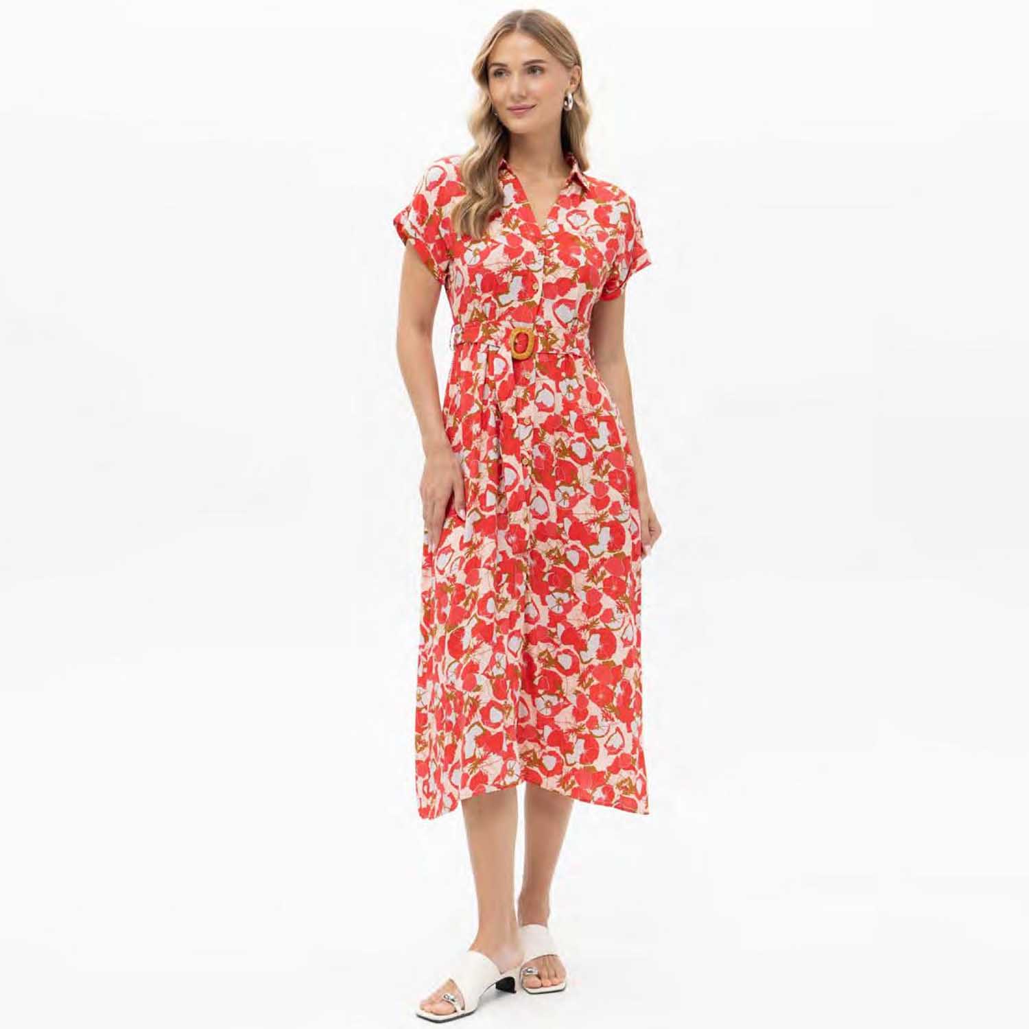 PASSIONI 19203 DRESS-PINK 1 PASSIONI 19203 DRESS-PINK