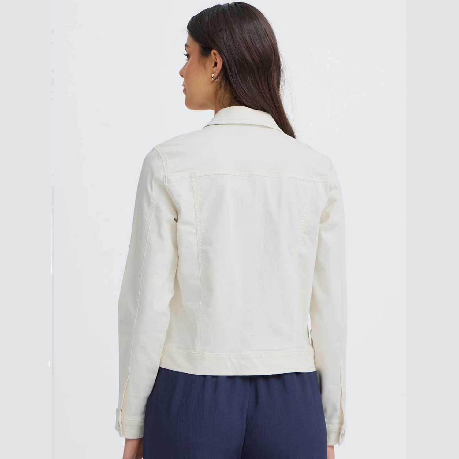FRANSA 20609189 JACKET-WHITE 2 FRANSA 20609189 JACKET-WHITE - Image 2