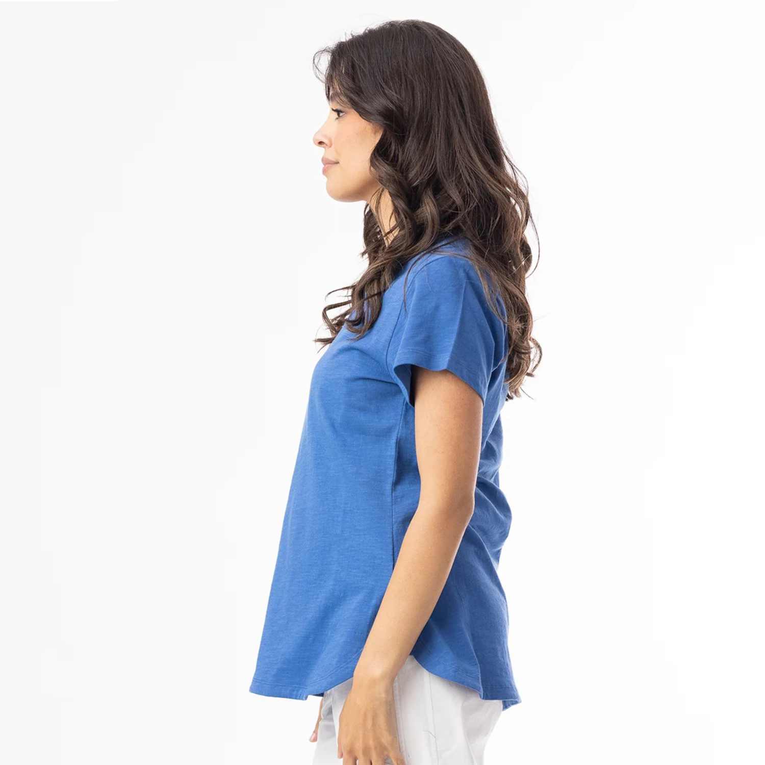 ORIENTIQUE 92129 T-SHIRT-BLUE 3 ORIENTIQUE 92129 T-SHIRT-BLUE - Image 3