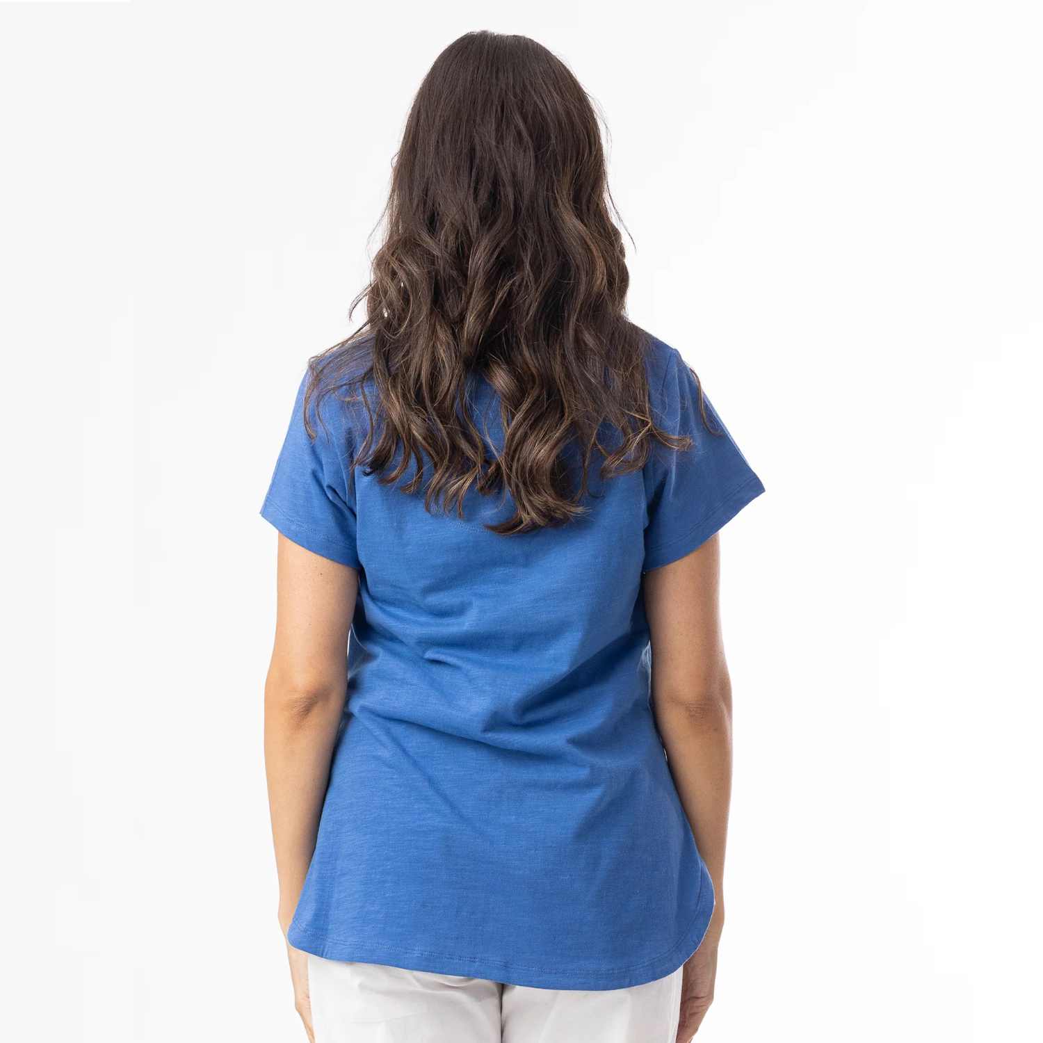 ORIENTIQUE 92129 T-SHIRT-BLUE 2 ORIENTIQUE 92129 T-SHIRT-BLUE - Image 2