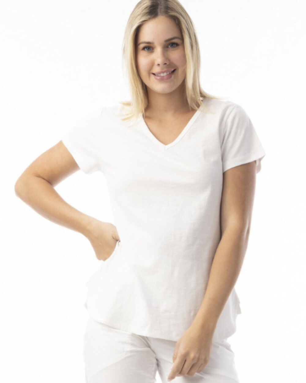 ORIENTIQUE 92129 T-SHIRT-WHITE