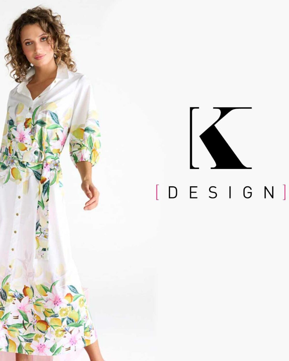 K-DESIGN C352L-P085 MAXI DRESS-MULTI