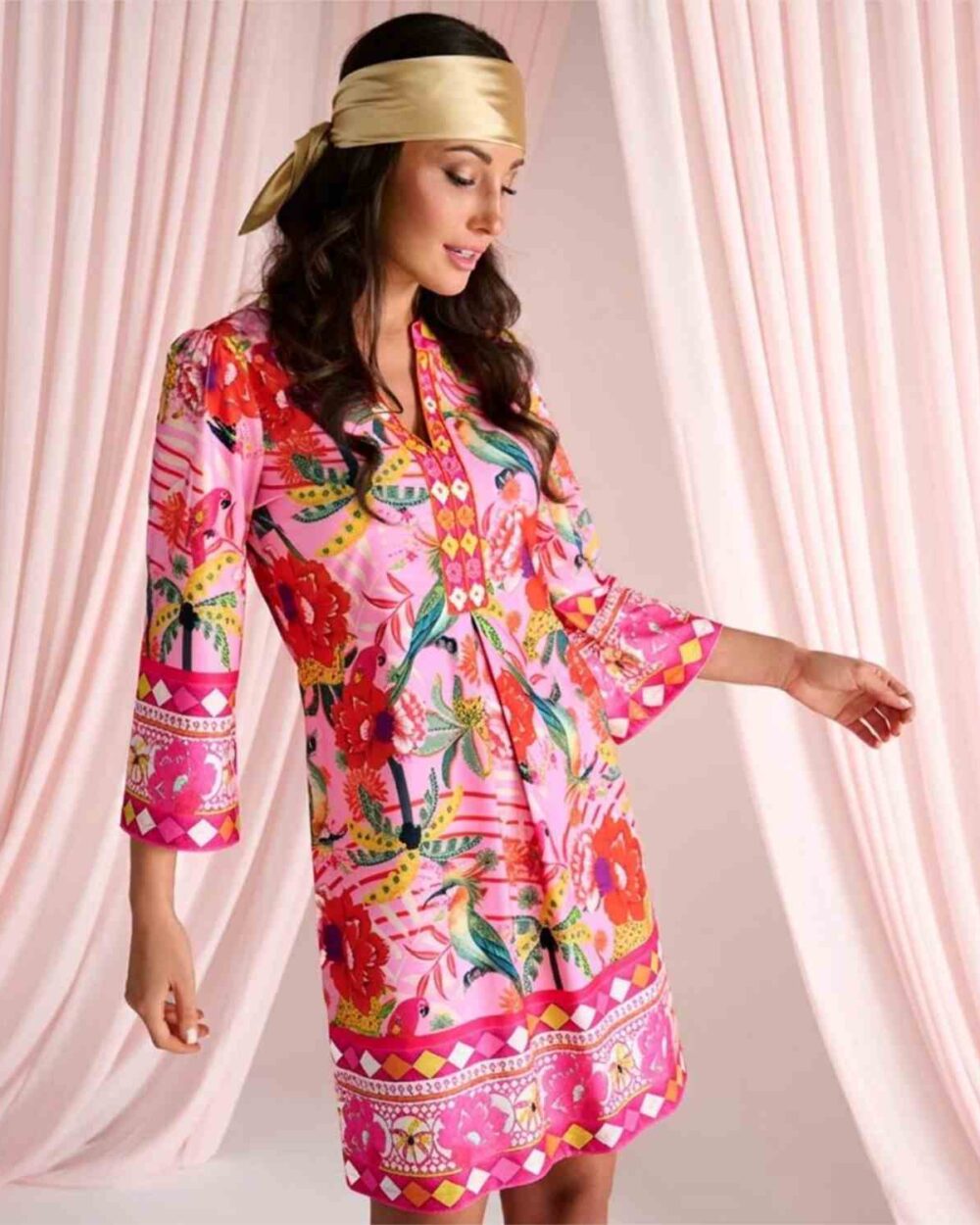 K-DESIGN C411-P136 DRESS-MULTI